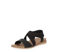 Skechers Sandales basses Desert Kiss pour femme – Noir, 40 EU