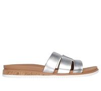 Skechers Sandales Desert Kiss pour femme, Argenté, 40 EU