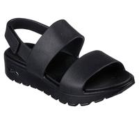 Skechers Sandales Foamies Arch Fit Footsteps Day Dream pour femmes, noires, 41 EU