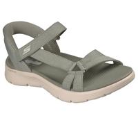 Skechers Sandales Go Walk Flex Illuminate Hands Free Slip-ins pour femme, vert, 42 EU