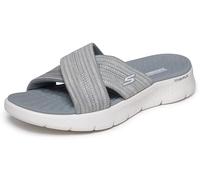 Skechers Sandales Go Walk Flex ImpressiedGo Walk Flex pour femme, Textile gris, 42 EU