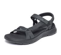 Skechers Sandales Go Walk Flex SublimeGo Walk Flex pour femme, Noir/textile, 35 EU