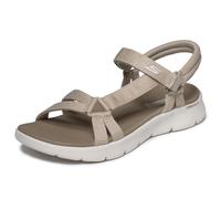 Skechers Sandales Go Walk Flex Sublime – Textile taupe – Femme 36 EU