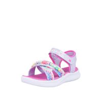 Skechers Sandales Jumpsters tie Dye BFFs pour fille, Lavande multicolore, 4 Big Kid