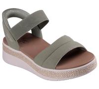 Skechers Sandales Plates Bobs Sun Ray pour Femme, Olive, Pointure 37