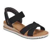 Sandales compensées femmes Skechers DESERT KISS GOLDEN LILY Noir 40