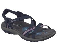 Skechers Sandales Plates Reggae Slim Sun Array pour Femme, Bleu Marine, Pointure 41