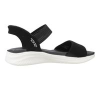 Skechers - Sandales Plates Ultra Flex - Femme - Chaussures - Noir - Taille: 39 EU