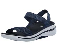 Skechers Sandales polies Go Walk Arch Fit pour femme, Tissu bleu marine., 40 EU