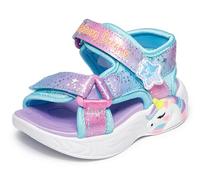 Skechers Sandales pour enfant - Motif licorne - Majest - Multicolore, Violet, multicolore., 30 EU