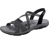 Skechers Sandales pour femme, Noir, 41 EU