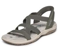 Skechers Sandales Reggae Slim Stretch Flex pour femme, olive, pointure 41