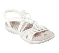 Skechers Sandalo Donna Bianco Reggae Slim Sunny Side 163185wht