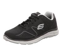 Skechers Satisfaction 58350-bkgy, Sneakers Basses Homme, Noir (Black 58350-Bkgy), 46 EU
