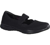 Skechers Seager Cute N'Coy 159078-BBK Ballerine, Femme, Textile, Noir, Vegan - Chaussures de mode / Ballerines, Noir