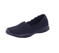 Skechers Seager Umpire Baskets Femme Noir (Black Flat Knit Bbk) 37 EU
