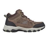 Skechers Selmen Melano Hommes Mémoire Mousse Marche Randonnée Terrain Boots Brun