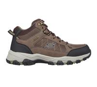 Skechers Selmen Melano Hommes Mémoire Mousse Marche Randonnée Terrain Boots Brun