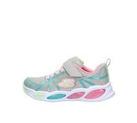 Skechers Shimmer Beams Baskets, Grey (Grey Sparkle Mesh/Multi Trim Gymt), 33 EU
