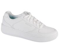 Skechers Femme Sport Court 2.0-Core Essentia Baskets Plimsolls, Blanc, 39 EU