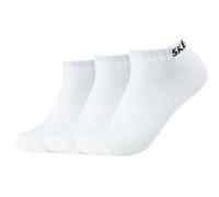 Skechers SK43022 Socquettes, Blanc (Blanc 1000), 43-46 (Lot de 3) Homme