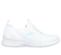 Skechers Skech-Air Dynamight - Perfect Steps Chaussures Moyen Width en Blanc/Vert hommesthe, Pointure 39, Vegan