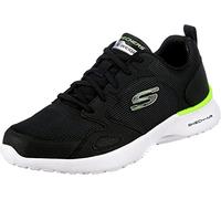 Skechers Skech-air Dynamight Venturik Basket Homme - Bordure en Textile Synthétique Noir Citron Vert - 43 EU