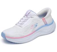 Skechers Skech Cloud Baskets à enfiler mains libres pour femme, blanc/multicolore, 36 EU