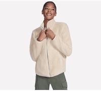 Skechers Skech-Sherpa Veste en Beige/Brun Clair, Pointure Moyen