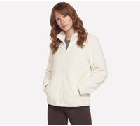 Skechers Skech-Sherpa Veste en Blanc Cassé, Pointure XS