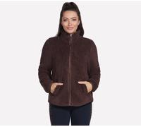 Skechers Skech-Sherpa Veste en Café, Pointure Moyen