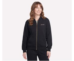 Skechers SKECH SWEATS Signature Full Zip sweat à capuche en Noir, Pointure Moyen