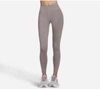 Skechers SKECHDREAM Wrap Full Length High-Waisted Legging en Taupe/Brun, Pointure Petit