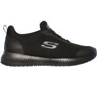Skechers Skechers Black Standard Fit Womens Squad Slip Resistant Work Trainers