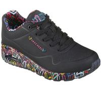 Skechers Skechers Black Womens Uno Loving Love Trainers
