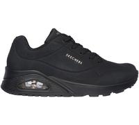 Skechers Skechers Black Womens Uno Wide Fit Trainers