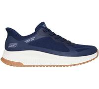 Skechers Skechers Blue BOBS Squad 4 Staple Look Trainers
