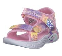 Skechers SKECHERS GIRLS, Sandales Plateforme , Light Pink Textile/Multi Trim,