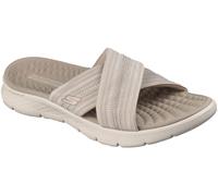 Skechers Skechers Grey Go Walk Flex Cross Strap Sandals