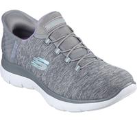 Skechers Skechers Grey Womens Slip In Summits Dazzling Haze Trainers