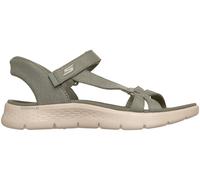 Skechers Skechers Khaki Grey Go Walk Flex Illuminate Sandals