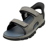 Skechers Homme TRESMEN Reece Sandale de Sport, Charcoal, 41.5 EU