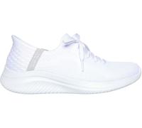 Skechers Skechers White Wide Fit Slipins Ultra Flex 3.0 Brilliant Path Trainers