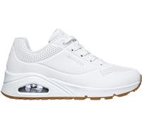 Skechers Skechers White Womens Uno Wide Fit Trainers