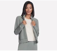 Skechers SKECHLUXE Elevate Veste en Taupe/Olive, Pointure XS