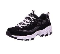 Skechers (SKEES) - D'Lites-Biggest Fan - Baskets Sportives, femme, noir (bkw), taille 37