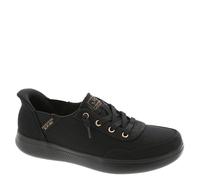 Skechers Skip B Cute Sweet Baskets à Enfiler Mains Libres pour Femme, Noir/Noir, 38 EU
