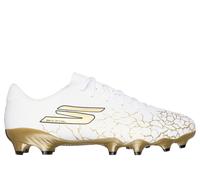 Skechers SKX_ 1.5 Academy FG Moyen Width en Blanc/Noir/Doré, Pointure 40