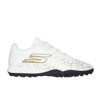 Skechers SKX_ 1.5 Jr Td TF Moyen Width en Blanc/Noir/Doré, Pointure 29
