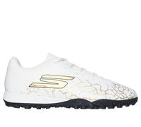 Skechers SKX_1.5 Jr Youth TF Moyen Width en Blanc/Noir/Doré, Pointure 36
